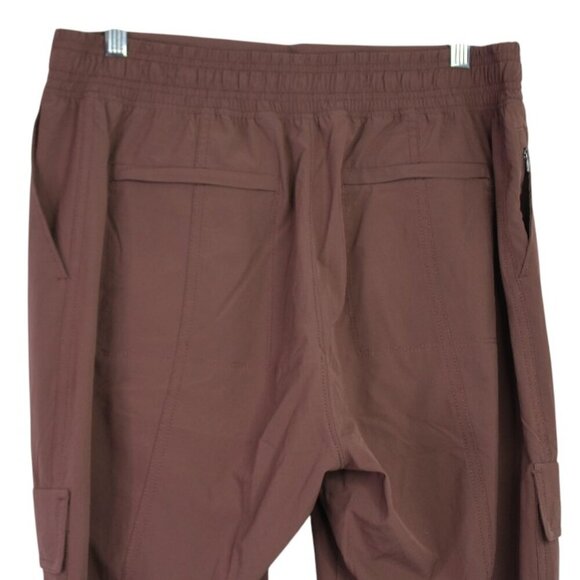 Athleta Size 10 Tall Brown Chelsea Utility Jogger Activewear Pant - Picture 8 of 10